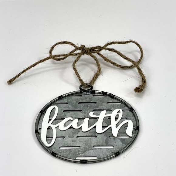 Galvanized Farmhouse Rustic Decor Accent Ornament - Picture 3 of 7
